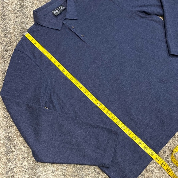Jos. A. Bank Men's Blue traditional fit traveler Polo Shirt sz XXL - Picture 5 of 7
